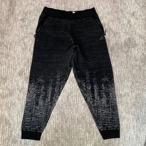 Adidas Black City Skyline Sweatpants Large